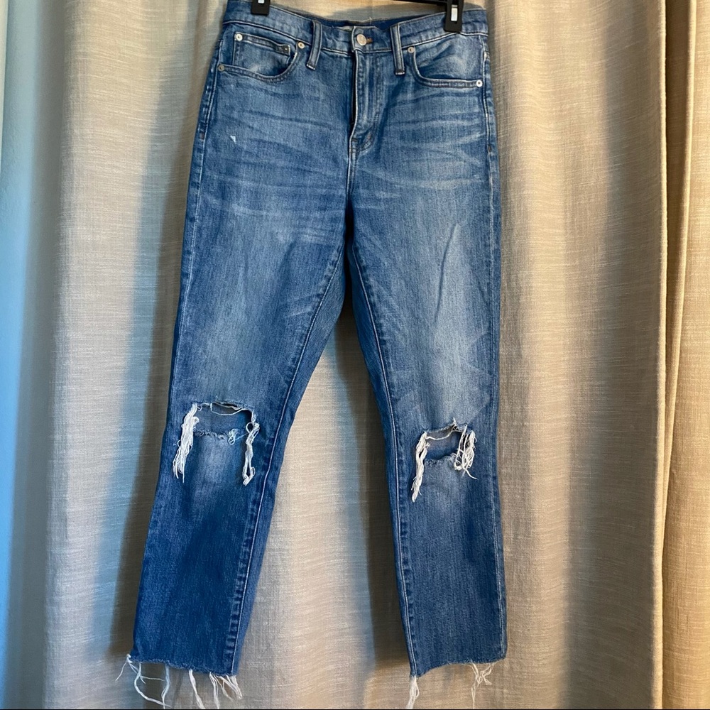 Madewell High Rise Slim Boyjean